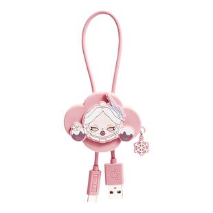 POPMART泡泡玛特SKULLPANDA庭前墨梅数据线盲盒充电线周边礼物