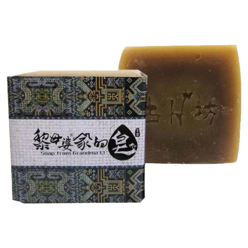 黎母婆家绿茶古皂100g控油手工皂去清洁毛孔黑头抹茶精油皂洗脸皂
