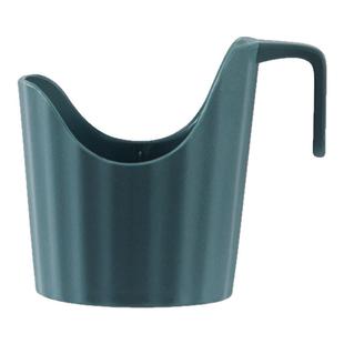 家用一次性纸杯杯托六只装加厚塑料波纹杯架隔热防烫手杯套底座