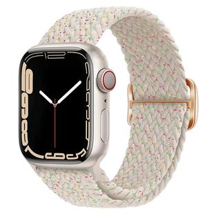 适用iwatch10/9/8/7/6/5代编织apple watch11苹果手表S9表带S8彩虹SE运动s7男女款s6尼龙金属手表带新款Ultra