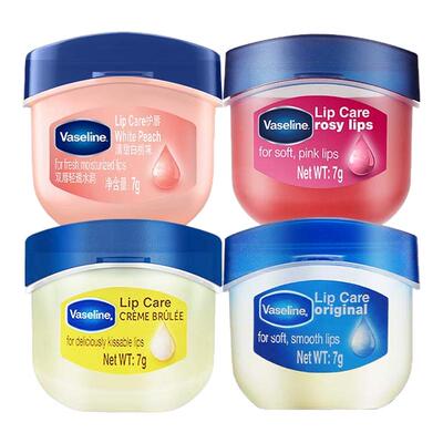 凡士林润唇膏保湿滋润玫瑰唇膜润唇修护淡化唇纹护唇膏女多香型
