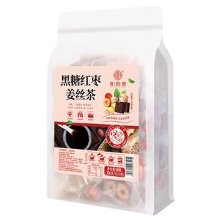 黑糖红枣姜丝茶红糖姜枣茶姜汤暖身姜茶女人驱寒暖宫女性茶包免煮