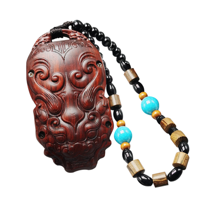 小叶紫檀木手工打磨手工雕刻