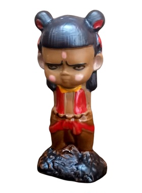 陶瓷哪吒车载汽车摆件书房礼品