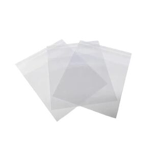 吧唧自封袋12丝加厚高清透明圆形卡膜吧唧保护套多种尺寸方形封口