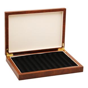 包邮 Lafuli10位雪茄盒 便携保湿卡槽位便托盘式雪茄拼盘礼盒皮套