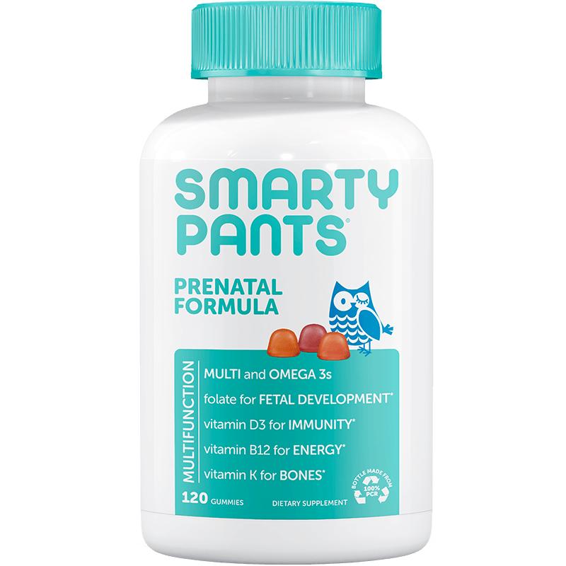 【临期】SmartyPants活性叶酸dha复合VC抵抗力猫头鹰软糖孕妇专用