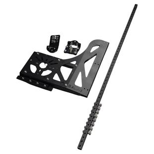 宝酷不锈钢先锋官V得意福新全顺T80房车后尾门外挂备胎固定架改装