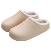 勃肯厚底棉拖加绒保暖防水防滑情侣男女外穿