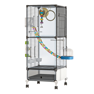 新型鸟笼虎皮鹦鹉笼专用特大号玄凤新型生态鸟笼家用防溅豪华别墅