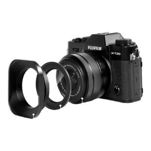 极摄家铝合金方形遮光罩适用微单镜头55/40.5/43/46/58/52mm口径