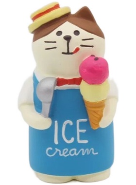 日式风冰激凌拍摄道具桌面摆件