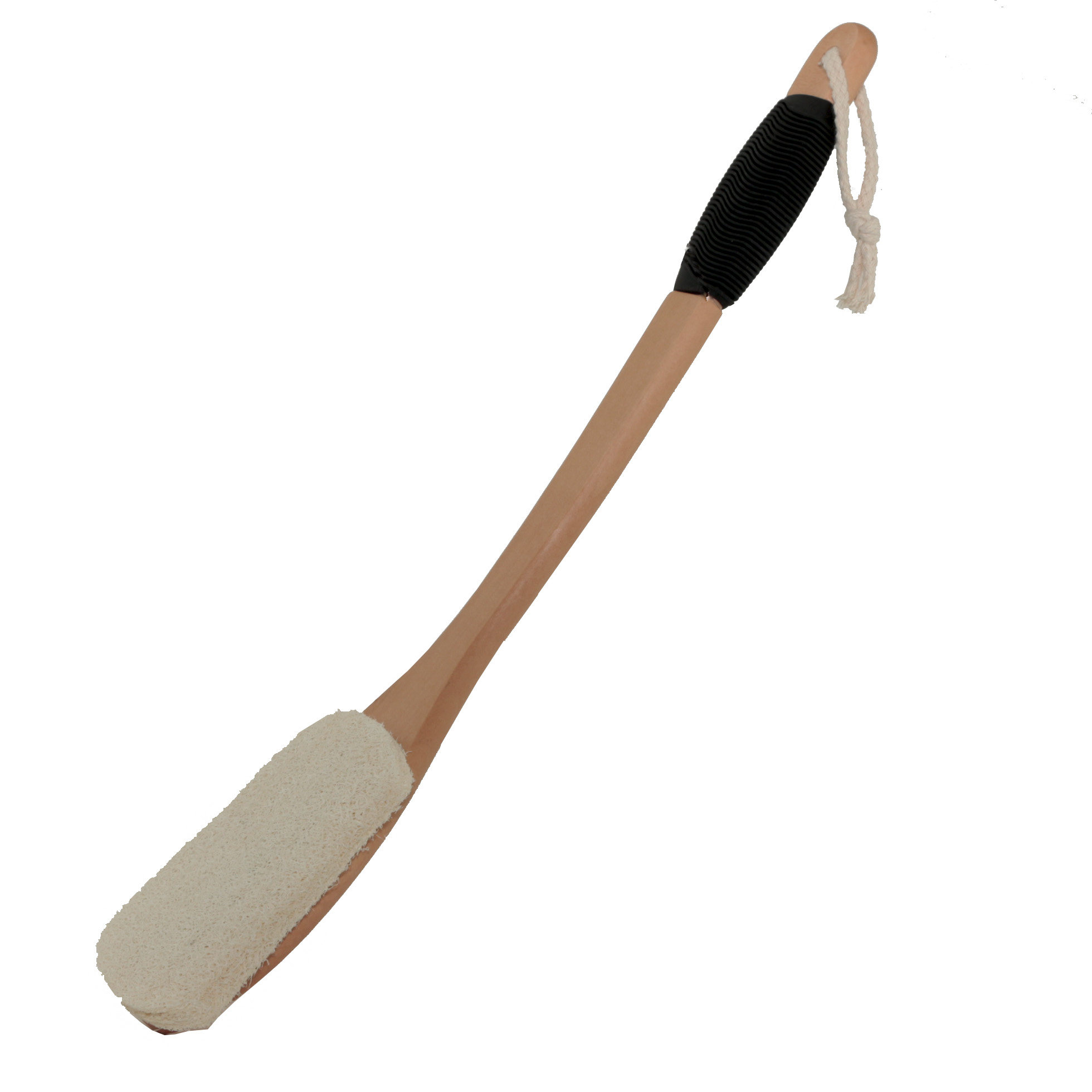 Solid wood curved handle back scrubbing brush, household horsehair bath brush, scrubbing wonder, pig hair bath brush, pig hair back scrubbing brush thumbnail 6