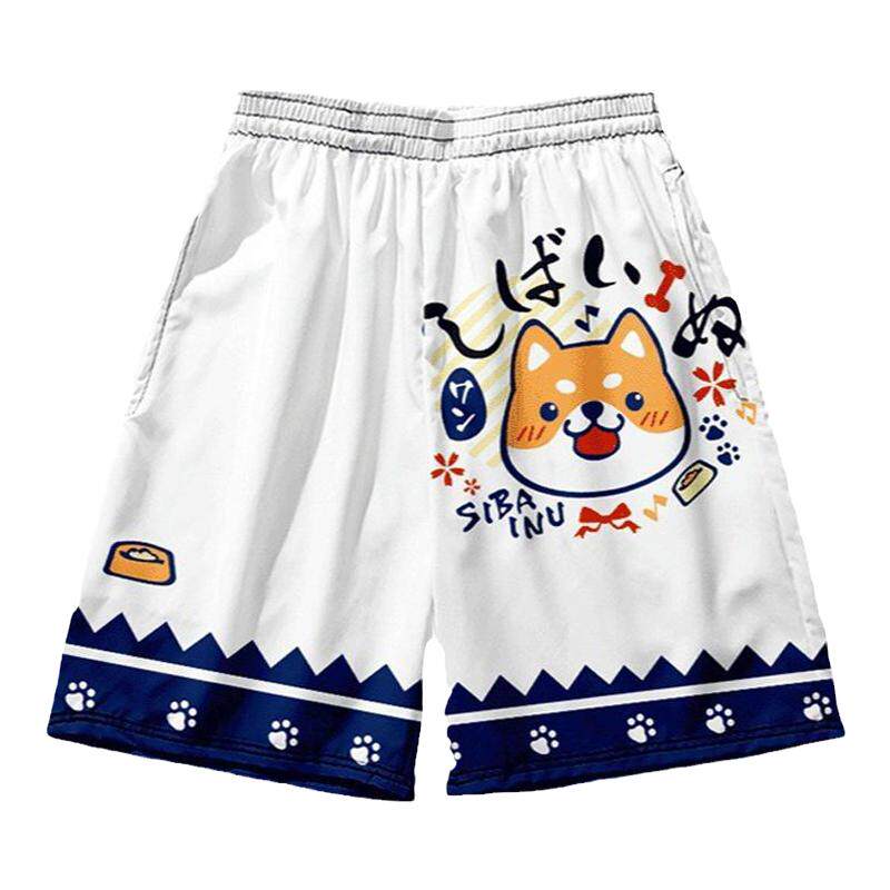 furry福瑞羽织短裤秋田柴犬兽人周边日系式羽织和服外套居家裤子