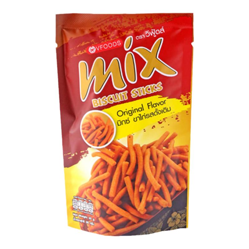 泰国进口VFOODS MIX脆脆条75g香辣咪咪膨化虾条膨化零食休闲零嘴