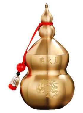 铜避火龙厨房西北角葫芦摆件厨柜