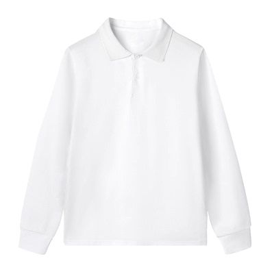 学生男女童白色T恤校服长袖