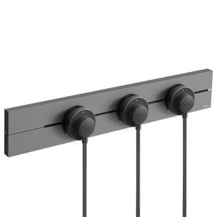 公牛轨道插座可移动厨房餐边柜专用电力滑轨导轨滑动插座插排红牛