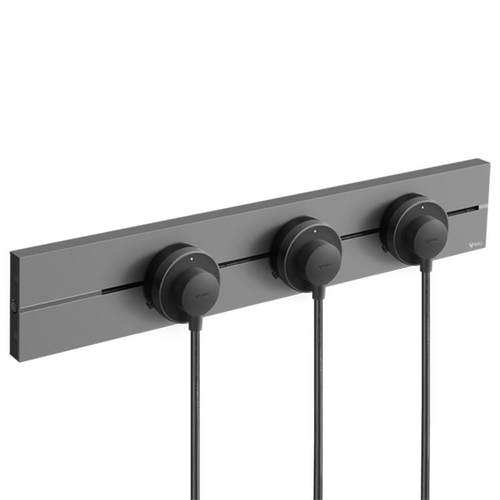 公牛轨道插座可移动厨房餐边柜专用电力滑轨导轨滑动插座插排红牛