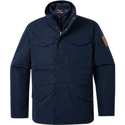 添柏岚男子登山服三合一外套2025冬季新款户外保暖防风夹克A2H9M