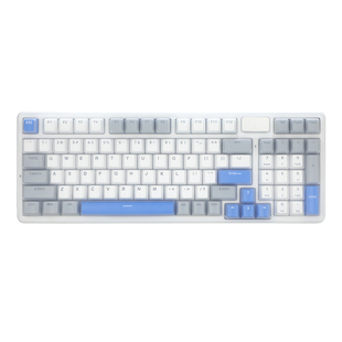 咔咔鱼适用雷柏V700DIY-98键盘膜三模客制化无线机械键盘膜有线蓝牙台式机按键罩防尘垫硅胶透明保护套全覆盖