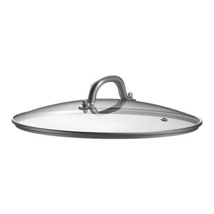 防爆钢化玻璃锅盖新款耐高温高档24厨房锅具配件通用炒锅32cm盖子