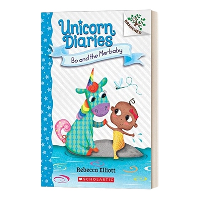 英文原版 Unicorn Diaries #5 Bo And The Merbaby 独角兽日记5 波和墨巴比 学乐大树系列新作 英文版 进口英语原版书籍