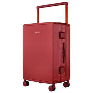 漫旅仕红色行李箱陪嫁女结婚2025新款宽拉杆拉杆旅行箱密码皮箱子