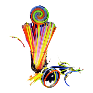 儿童七彩荧光棒无毒发光贴身上舞蹈道具跳舞彩色夜光银光棒莹光棍