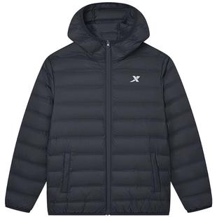 特步童装儿童羽绒服男童轻薄2025秋冬季新款保暖连帽外套女排骨服