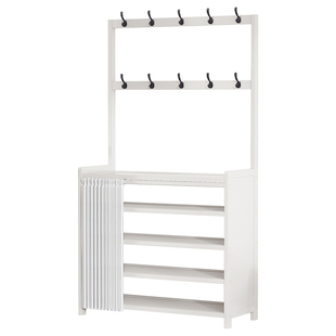 简易鞋架家用室内好看多层出租房用一体式鞋帽架防尘多功能置物架