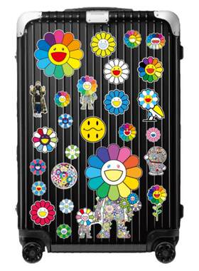 卡通趣味旅行箱贴纸防水