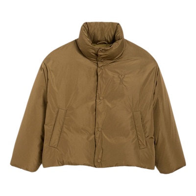 【季末甄选】Ami Paris男士缝线ADC塔夫绸羽绒夹克 截短款羽绒服