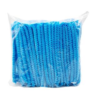 一次性帽子厨房餐饮厨师防掉发条形网帽头套车间食品厂加厚工作帽