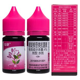 仙葩小粉盖抗菌素杀菌药兰花月季多肉白粉病专用黑斑炭疽病杀菌剂