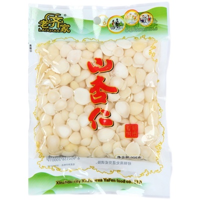 老齐家盐水山杏仁 去皮杏仁咸菜凉拌菜 日期新亚芬杏仁原味无添加