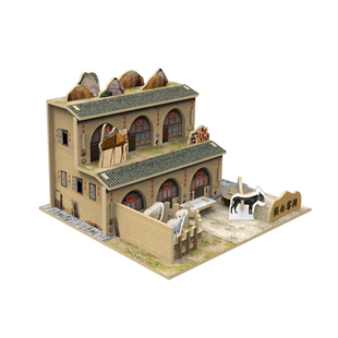 迪爱歪陕北窑洞成品模型黄土高坡古建筑微景观小众工艺纪念品摆设