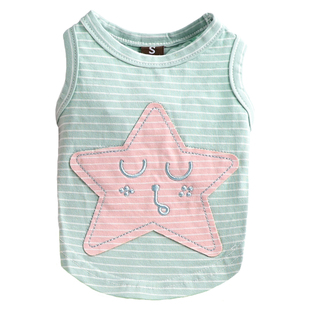 宠物猫咪比熊泰迪狗狗衣服背心夏季薄款小型中型犬柯基雪纳瑞纯棉