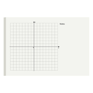 坐标轴便签本64k加厚坐标绘图纸草稿本便携小本子初中生专用数学直角坐标系函数图像作图纸象限网格纸草稿纸
