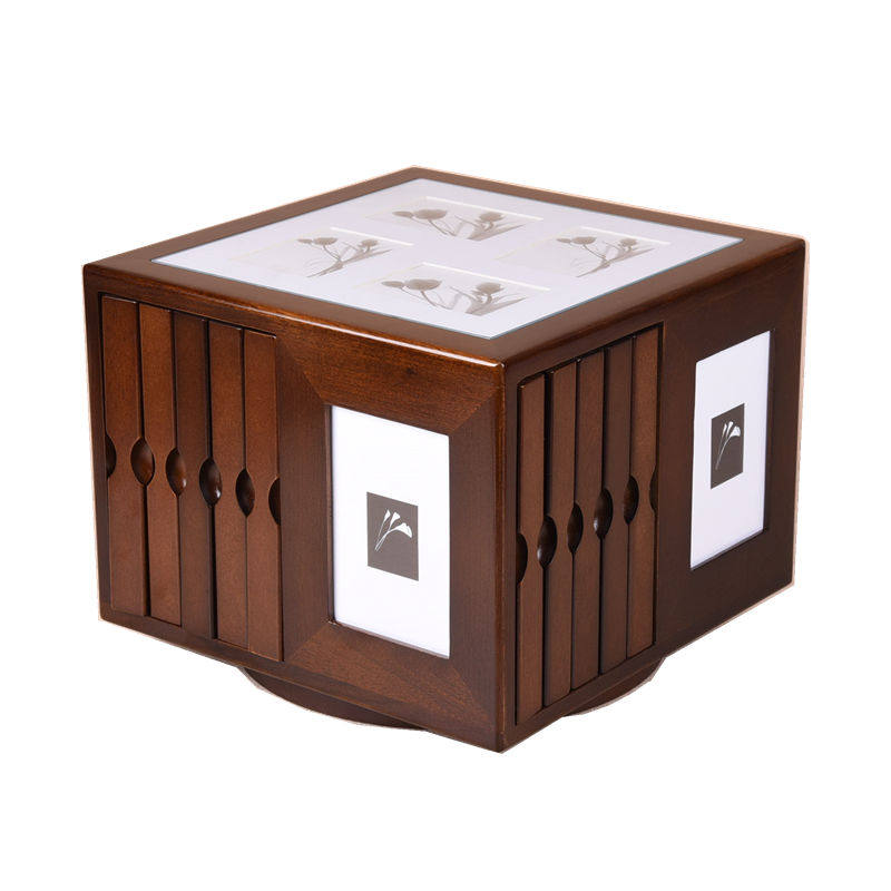 照片收纳盒相册盒影集实木韩国创意家庭结婚插页式相片相薄大容量