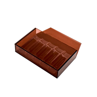 避光药盒抢救车针剂收纳盒高危药物安剖遮光急救车药品盒无盖塑料