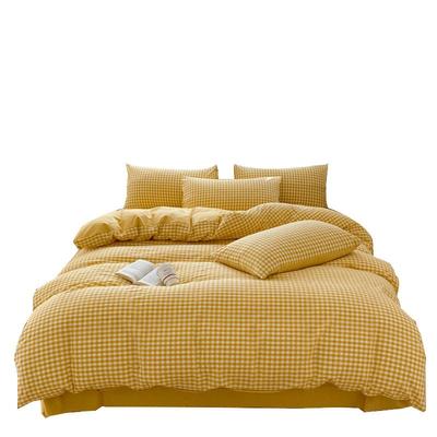 洁丽雅纯棉水洗棉单被套全棉被罩