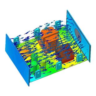 热仿真 热设计 散热设计 机箱 Ansys Icepak 有限元分析