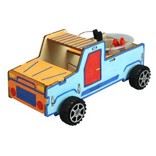 科技小制作趣味diy盐水动力车模型物理科学实验器材儿童手工玩具