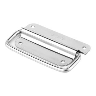 304不锈钢拉手抽屉柜门把手工具箱提手活动铁箱折叠实心吊环拉手