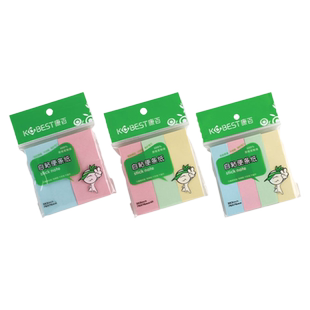 5本装 条状记事贴便利贴创意学生用粘性强大号彩色N次贴便签本便签纸小本子自粘便条纸2条3条4条多功能韩版