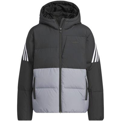 【自营】阿迪达斯儿童男女童时尚保暖连帽运动羽绒服外套JI6145