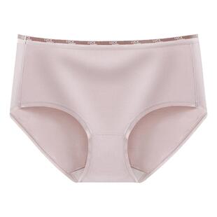 60支莫代尔女士内裤抗菌裆中腰无痕透气全棉裆高弹大码高弹内裤