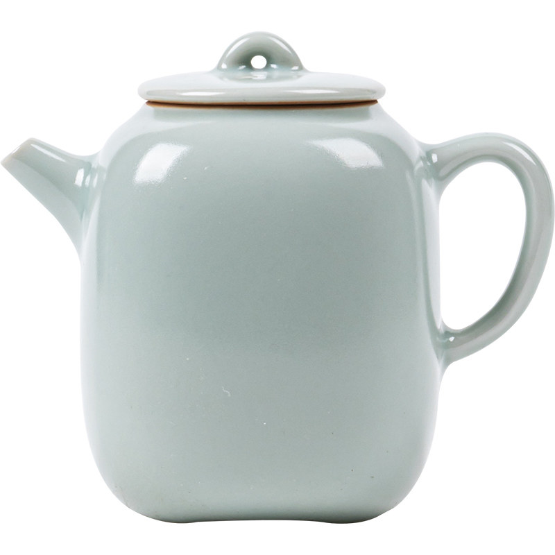 寻心天青汝窑方壶陶瓷茶具泡茶器