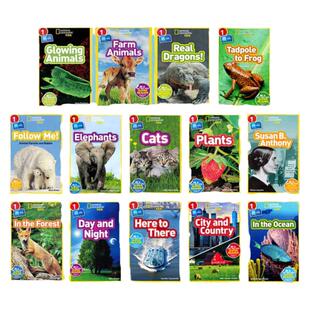 美国国家地理英文版 分级阅读亲子共读系列 National Geographic Level1 英文原版绘本幼儿童科普百科系列 英语认知读物 低幼科普